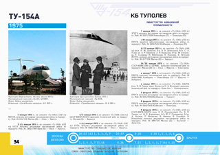 ТУ-154 Первый регулярный рейс 1975 г.