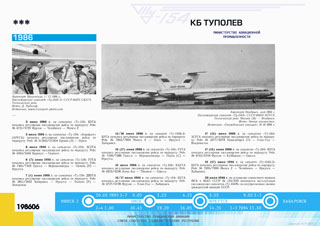ТУ-154М начало эксплуатации 1986 г.